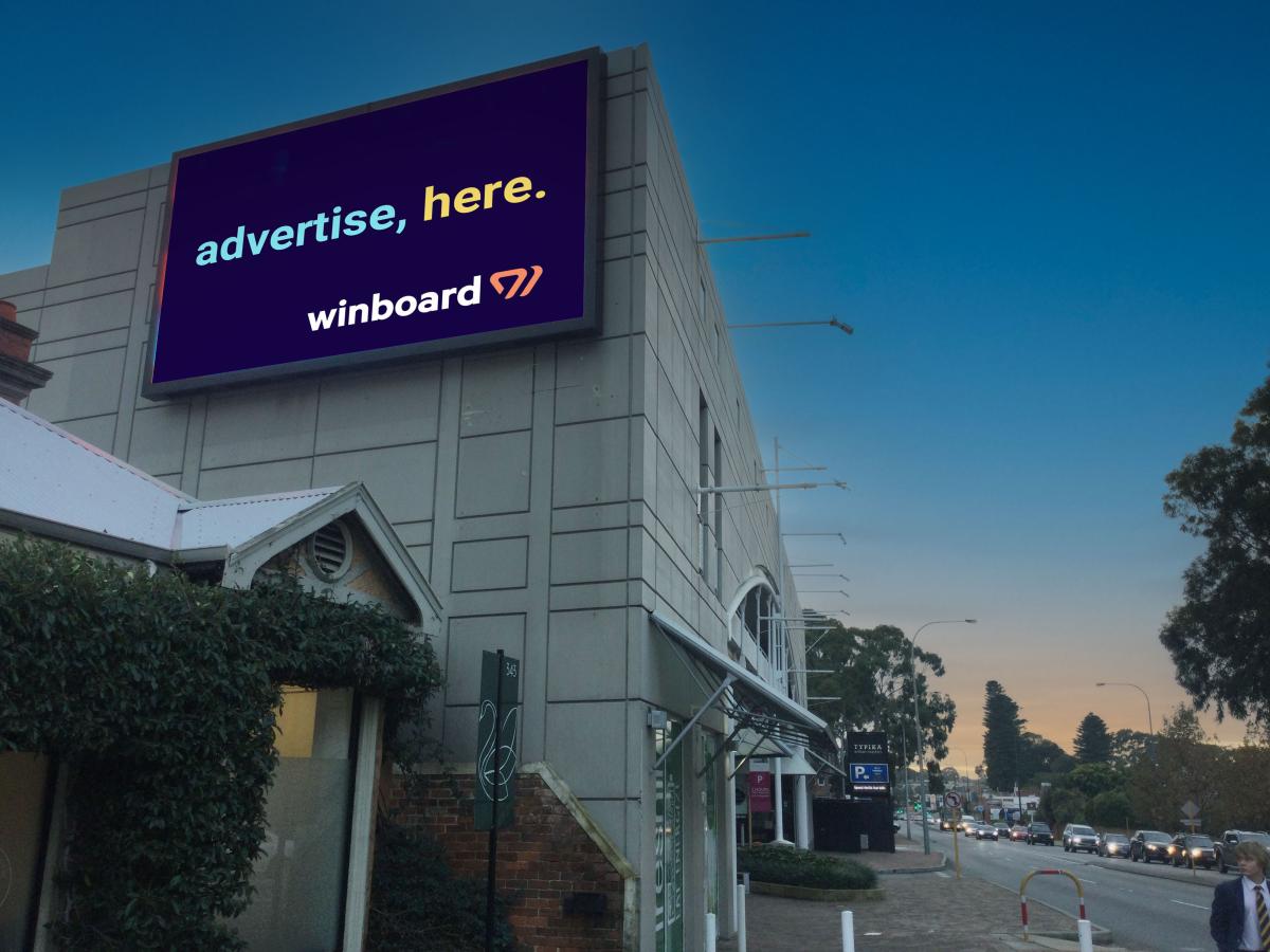 Times Square Stirling Hwy digital billboard (East traffic) - Claremont, WA Image #1